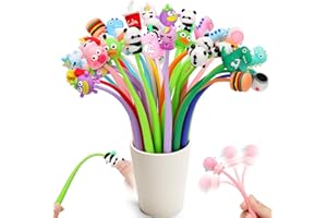 OPPZZIT Gadget Compleanno Bambini, 30 Penna con Motivi di Cartoni Animali, Regalini Fine Festa Compleanno Bambina