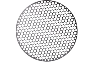 DRHOMEAM Rejilla redonda de acero inoxidable, parrilla redonda para barbacoa, rejilla de malla de alambre para utensilios de cocina de camping al aire libre, parrilla redonda para barbacoa (24 cm)