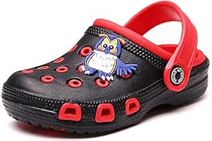 Vorgelen Gartenschuhe Unisex Kinder Clogs Pantoletten Mädchen Atmungsaktiv Hausschuhe Sandalen Jungen Badeschuhe Hohl Pantoletten rutschfeste Sommer Latschen