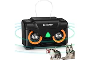 bubbacare Ultrasuoni per Cani, 3 modalità Antiabbaio per Cani con 2 Potenti Emettitori, Dissuasore per Cani 50 Piedi Efficace, Mini Antiabbaio per Cani Ultrasuoni Interno All'Aperto