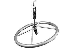 Slackers USA Ninja Wheel, pulverbeschichtetes Rad aus Stahl, Ø 35cm, inkl. Delta-Sicherheitskarabiner, zusätzliches Hindernis / Obstacle für die Slackers Ninja Line, 980028
