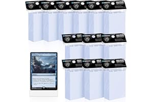 MLIKERO 1200 Pack Card Sleeves, Perfect Fit Inner Sleeves Ideal for Double-Sleeving, Trading Card Sleeve Compatible with MTG, TCG, Gaming Cards (64 x 89 mm)
