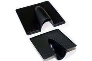 Qty 2 – Black External Brick Buster Plate - Cable Outdoor Wall Entry Burst Tidy Cover - Satellite/Coaxial/Sat/Coax Blast - Loops
