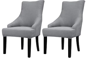 Leorate hög rygg stolsskydd – stretch jacquard wingback fåtölj överdrag vilstol stolskydd möbelskydd för heminredning