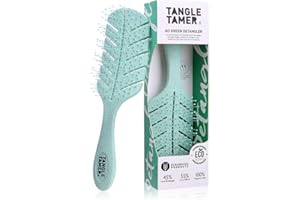 STYLANCE Spazzola Districante - Setole Ultra Morbide, Dcivola Facilmente Attraverso i Grovigli Per Ricci, Dritti,Donne e Uomini, Bambini Bagnati Asciutti (Verde)