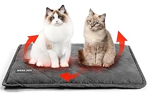 Mora Pets Manta autocalentado Gato Cama térmica sin Electricidad y baterías cojín de Calor Innovador e ecológico Manta termica 76 x 52 cm