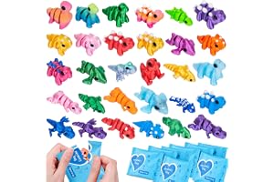 SelfTek 3D-djur överraskningspåse – 36 stycken minidinosauriefigurer
