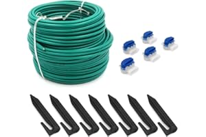 iXium Robotic Lawn Mower Replacement Repair Kit Includes 25m Wire Boundary Cable Connection Clamps Pegs