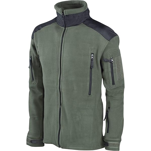 Military Wear Tactical Teddyfleece voor heren, outdoor fleecejack met 5 Military Wear Tactical Teddyfleece voor heren, outdoor fleecejack met 5