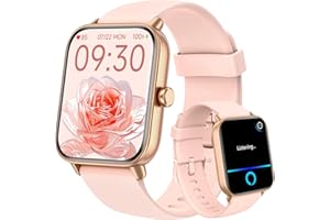 GYDOM Smart Watches for Women - Answer/Make Calls, Alexa Built-in, 1.8" HD Ladies Smartwatch with Heart Rate/SpO2/Sleep Monitor, IP68 Waterproof, Fitness Watch for iPhone/Samsung/Android, 100+ Sports