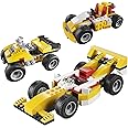 SUPER TOY F1 Racing Car Building Blocks Toy for 6-12 Years Kids, 3in1 Architect Car 120+ Pieces Bricks Kit STEM Learning Building Bricks Birthday Gift for 6-12 Boys Girls