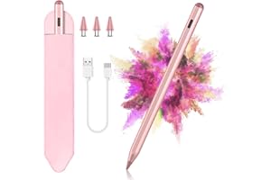 Stylus Pen Tablet Android, KBCASE Penna per Tablet Compatibile Samsung/iPhone/Lenovo/Xiaomi/Huawei/Android Touch Screen, Stylus Pencil with Sensibile all'Inclinazione con 3 Punte