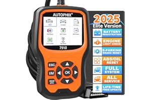 AUTOPHIX 7910 Car Diagnostic Scanner Tool fit for BMW,Full System OBD2 Scanner Auto Fault Code Reader with Battery Registration Compatible with All BMW after 1996