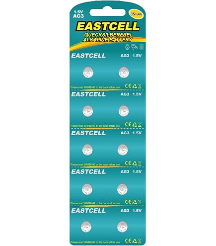 10Pc AG3 Alkaline Button Cell Batteries- Equivalent Sizes: SR41, LR41...