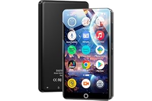 JOLIKER 96GB MP3 Player with Bluetooth and WiFi, Portable 4.02 Inch Touchscreen MP4 Players, Android Kids MP3 Player with Spotify, Audible, Deezer, App Store, Digital HIFI Music Player with Speaker, up to 1TB