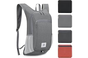 ROEOWENE Pequeña Mochila de Senderismo Mujer Hombre 15L Mochila Plegable Ultraligera Mochilas de Marcha Mochilas Excursiones Mochila de Escalada Mochila de Viaje para Deportes,Camping,Acampadas