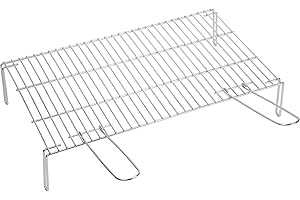 SAUVIC Griglia barbecue zincata 75x40 con piedini