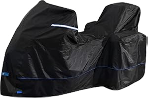 FENRIR 420D 230CM Telo di copertura per moto Coprimoto impermeabile Adventure esterni resistente al calore compatibile con TRK502 TRK702X Africa twin Multistrada Versys R1300GS R1250GS V85TT Tracer9/7
