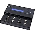 StarTech.com Standalone 1 to 7 USB Flash Drive Duplicator/Cloner / Eraser, Multiple USB Thumb Drive Copier / Sanitizer, System File / Sector-by-Sector Copy, 1.5 GB/min, 3-Pass Erase, LCD, TAA