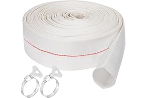 RHBHY Gewebeschlauch 1 1/4 Zoll Flachschlauch 32mm 10m Gewebeschlauchset Zubehör Für Tauchpumpen Oder Schmutzwasserpumpen (32mm, 10)