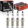 Frankberg 4x Spark Plugs Spark Plugs Compatible with Clio IV BH 0.9L 1.2L 2012-2023 Micra V K14 0.9L 2016-2023 Duster HM 1.2L 2017-2023 S.a.n.d.e.r.o II 0.9L 2012-2023 Replace# ILKAR7F7G