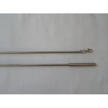 Speedy Accessories Curtain Draw Rods, Clear, Pair, 125 Cm: Amazon.co.uk