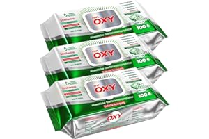 ROXLIN Mr. OXY Maxima Allzweck-Reinigungstücher Streifenfrei, Fettlösend, Schnell Trocknend, Duft nach Weißer Seife – Mit Weißem Essig & Natron – Ohne Nachspülen, Einfache Reinigung (Pack of 3)