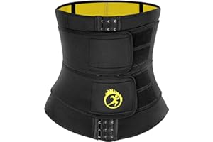 SEXYWG Waist Trainer Trimmer Sauna Sweat Belt Neoprene Exercise Belt Body Shaper Tummy Control Cincher