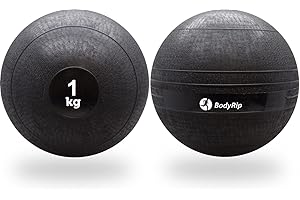 BodyRip No-Bounce Slam Medicine Ball | Heavy Duty, Durable | Functional Strength Training, Home Gym, Fitness Exercise, Weight Lifting, Fat Loss, Ripped, Calisthenics, Workout, Cardio | Choose Weight