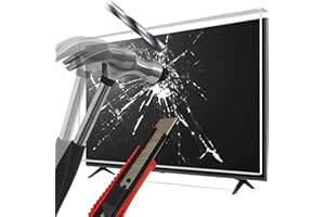 LEYF Protection d'écran TV 140 (55") – Suspendu et fixé – Protection TV anti-dommage – Film de protection pour téléviseur LCD, LED, 4K OLED et QLED HDTV