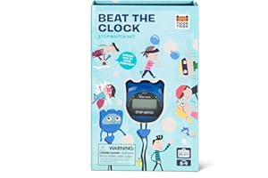 Tiger Tribe Beat The Clock Stopwatch Game Activity Set, Entertaining tasks to keep kids occupied, Ideal for solo or group play, Suitable for 5 years +