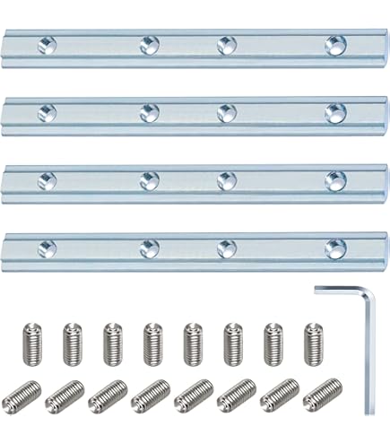 Cerniere Per Profilatura 40x20 | Confezione 2 Pezzi Argento | Porte E Finestre Apertura Interna - Foto 5