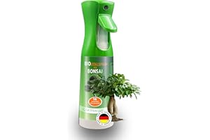 Garten Lux Spray bio Vital pour feuilles de plantes de bonsaï - 300 ml - Avec 16 oligo-éléments pour l'entretien du bonsaï - Vaporisez - Prêt à l'emploi.