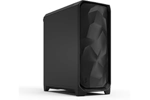 Fractal Design Meshify 3 Black Solid - High Airflow PC Gaming Case - Mesh Front Panel - Three Momentum 14 Fans Included - Clean Interior