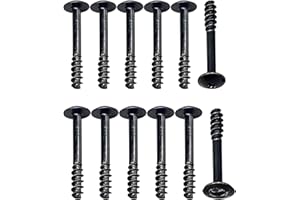 KISSTTA 12 Stück Luftfilter Reiniger Schrauben für VW, Halteschraube Luftfilterreiniger Kompatibel mit Vauxhall Kompatibel mit Opel, 33,5 mm x 5 mm Auto-Ersatzzubehör für Volkswagen Tiguan/Tiguan L Touron (1)