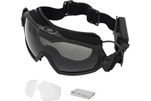 WISEONUS Fan Version Cooler Tactical Airsoft Paintball Gafas Regulador Gafas Protectoras para Snowboard Esquí Caza Tiro Bicicleta Deportes