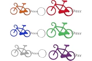 TsunNee Otwieracz do butelek w kształcie roweru, kieszonkowy, do butelek piwa, z brelokiem, 24 szt.