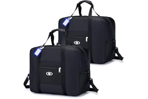 BKAZV 2 x bagaż kabinowy 45 x 36 x 20 Easyjet torba na bagaż kabinowy, samolot, składana torba podróżna, walizka na kabiny Tui Airways, przenośna torba organizer