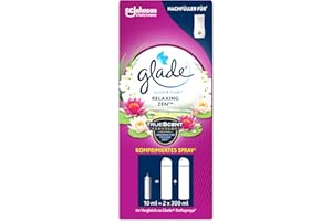 ‎GLADE Glade Touch & Fresh (Brise One Touch) Nachfüller, Lufterfrischer Minispray, Relaxing Zen, 1er Pack (1 x 10 ml)