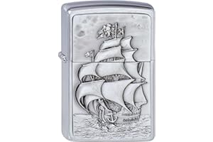 Zippo Zapalniczka 1300154 Pirate's Ship Emblemat zapalniczka benzynowa, mosiądz