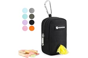 COOWONE Dog Treat Pouch Hands Free dog walking bag with Metal Carabiner, 900D Oxford Cloth Dog Poop Bag Holder for Pet Puppy Training Travel or Outdoor Camping