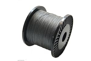 Shaddock Fishing® Karpfenangelschnur, 4 steht für 4,5 kg bis 453 kg, superstarke, geflochtene Angelschnur mit 2 Farben, Salz- und Süsswasserangeln