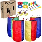 OlympiArena&reg; Children's Fair Games | Bag Race, Egg Races, 3-Leg Race | 12 Medals Included | Birthday Activities | Game | Orig