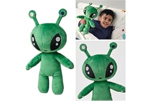 Ikea Aftonsparv 34 Cm Yeşil Uzaylı Alien Yumuşak Peluş Oyuncak, Yeşil