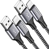RAVIAD Cavo iPhone, [Certificato MFi] 1.8M/2Pezzi Caricabatterie iPhone Carica Rapida Nylon Cavo iPhone per iPhone 14/13/12/1