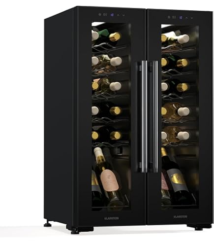 Klarstein Cantinetta Vino Doppia Zona - Frigo Bar Per 102 Bottiglie