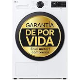 LG RHX5008TLB - AI Dryer, Dual Inverter Heat Pump, White, 8 kg | 500 Series, Low Noise, Dual Dry - Eco Hybrid, ThinQ Wi-Fi Co