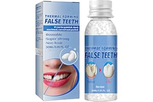 AURABEEN Temporary Tooth Filling Kit, Dental Repair Beads for Mending Gaps and Chipped Tooth, Moldable False Teeth Replacement, Moldable False Teeth Filling for Fake Dental Repair