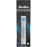 Scrikss Dev T&uuml;kenmezkalem Refil 2'li Blister, 0.7 mm U&ccedil;, Mavi