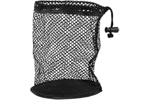 Fishlor Golf Storage Holder, Golf Ball Bag with Mesh Net Nylon Storage Holder Golf Pouch Poke Balls Collector(50 Balls Collector)